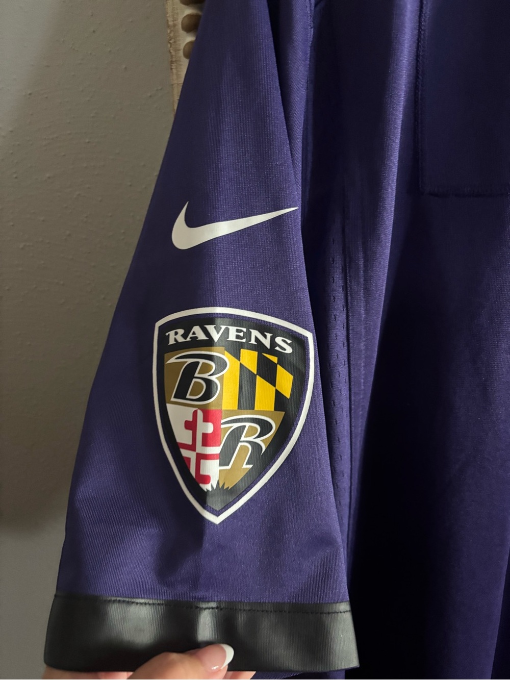 Nike Purple Baltimore Ravens Football Jersey XL, NWT - Picture 5 of 7